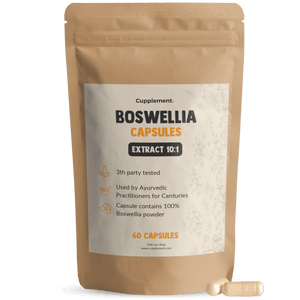 Boswellia Extract 10:1 Capsules Geestelijk Gewrichten Menstruatie Seksuele gezondheid Spijsverteringskanaal Longen Hartfunctie Cupplement Supplement Superfood
