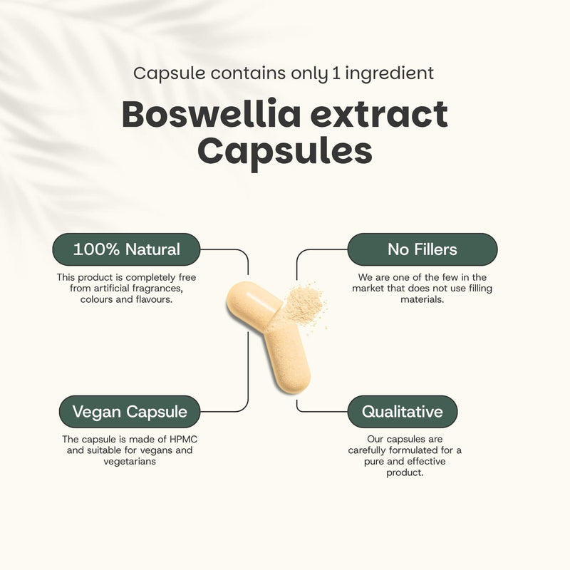 Boswellia extract capsules goyu supplement superfood