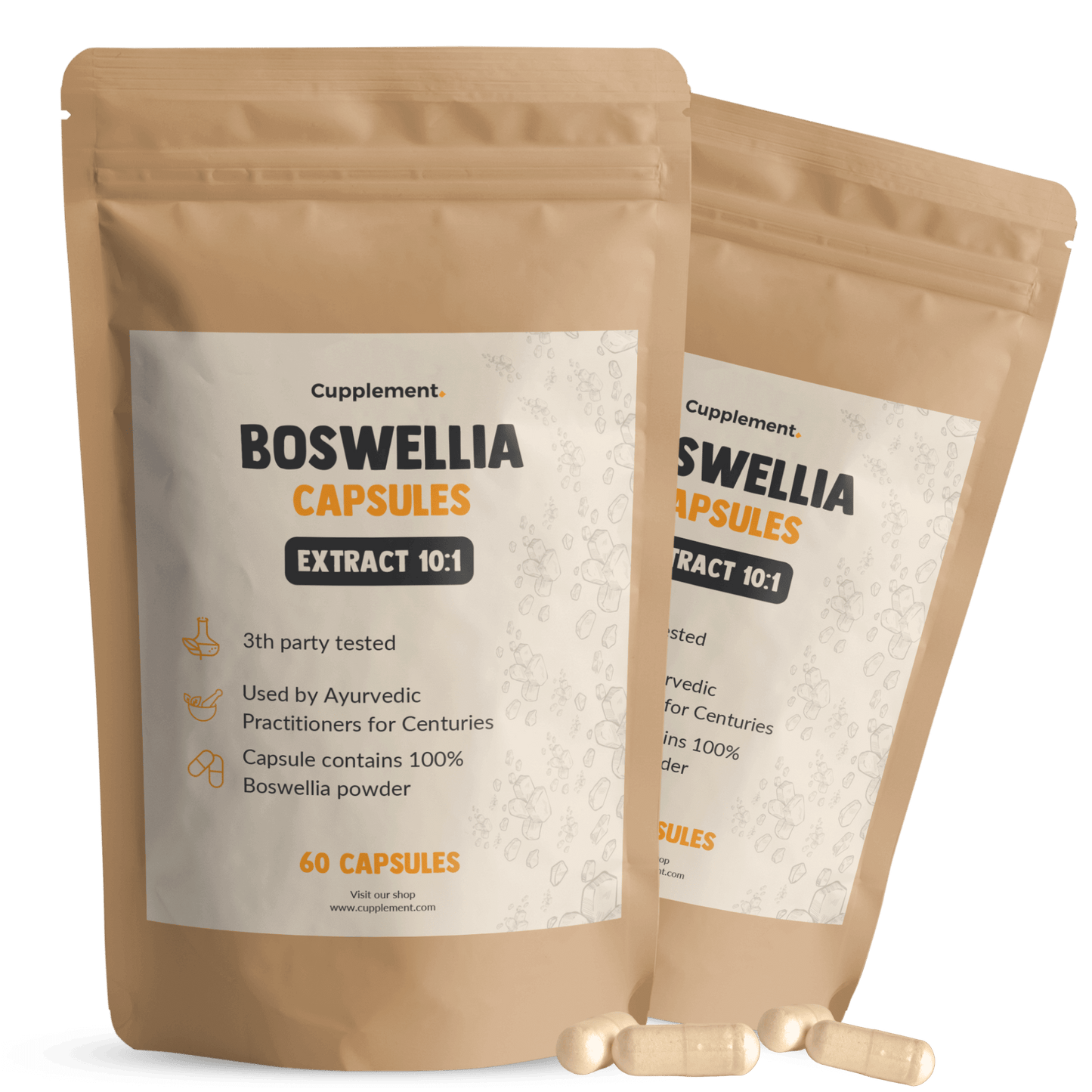 Boswellia extract capsules goyu supplement superfood