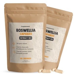 Boswellia extract capsules goyu supplement superfood