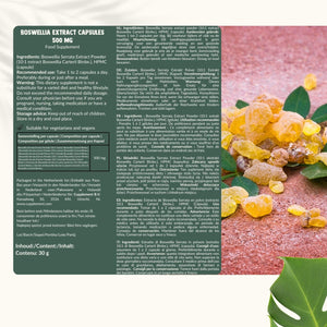 Boswellia extract capsules goyu supplement superfood