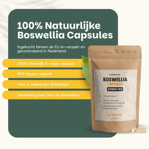 Boswellia extract capsules goyu supplement superfood
