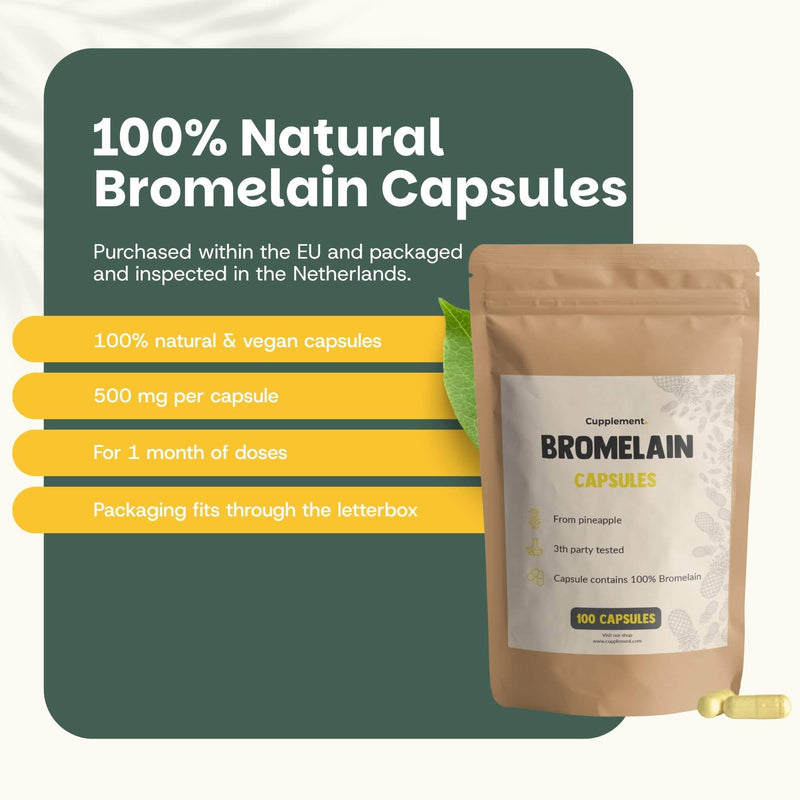 Bromelain Capsules Goyu Supplement Superfood