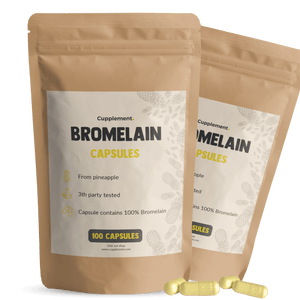 Bromelain capsules goyu supplement superfood