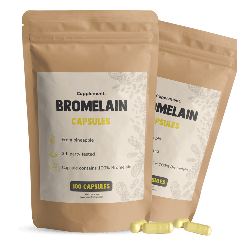 Bromelain capsules goyu supplement superfood
