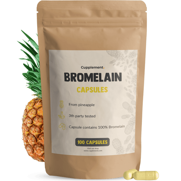 Bromelain capsules goyu supplement superfood