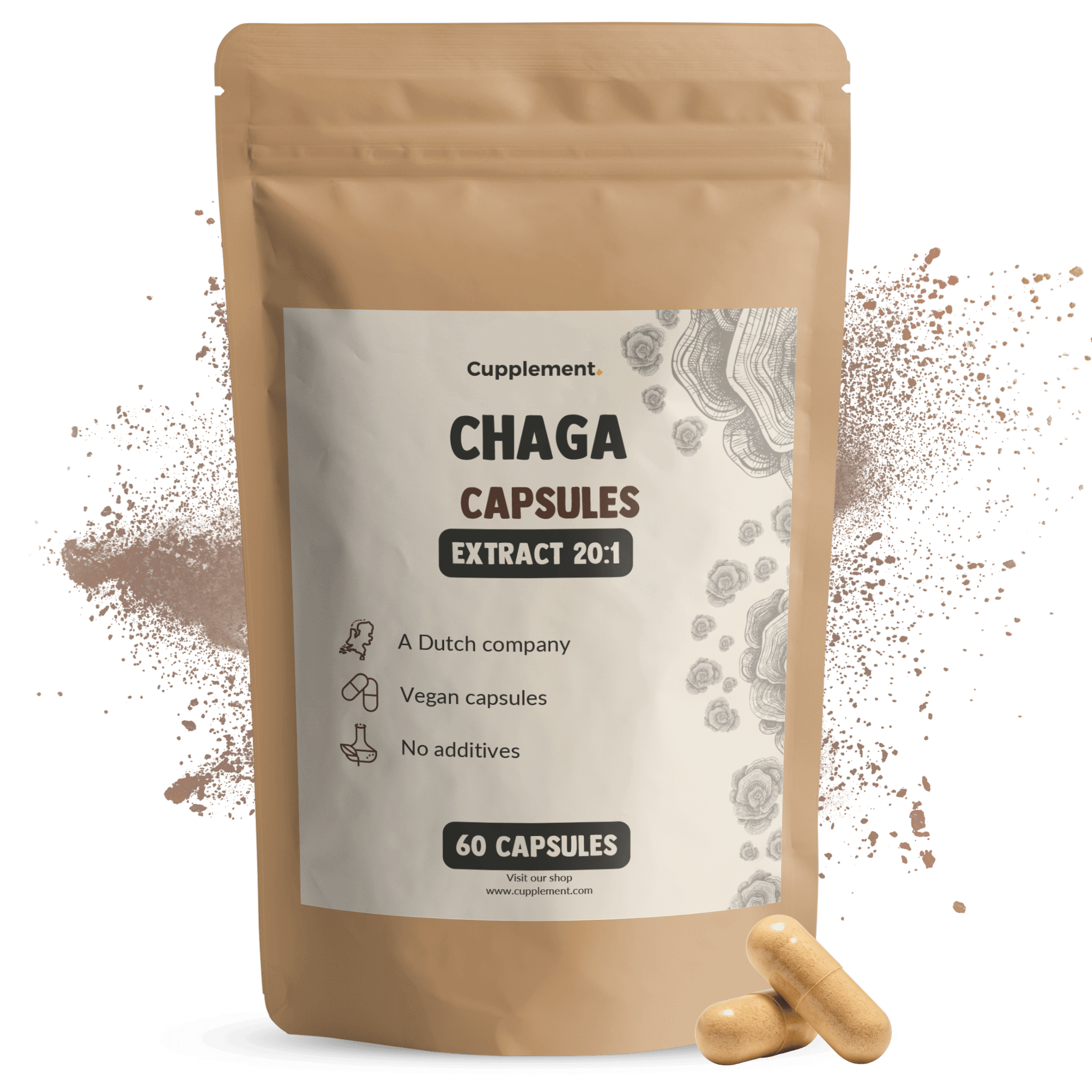 Chaga Extract Capsules 400mg