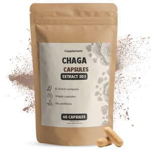 Chaga extract capsules goyu supplement superfood