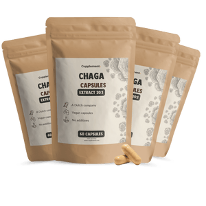 Chaga extract capsules goyu supplement superfood