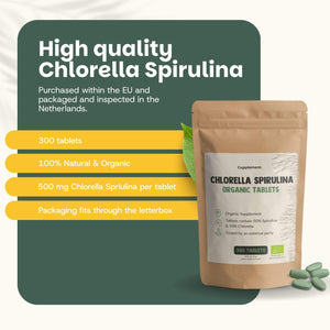 Chlorella Spirulina tablets goyu supplement superfood