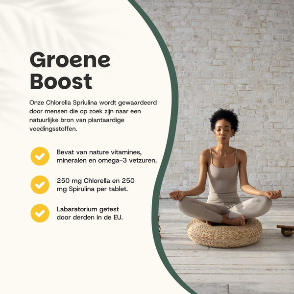 Chlorella Spirulina tabletten goyu supplement superfood