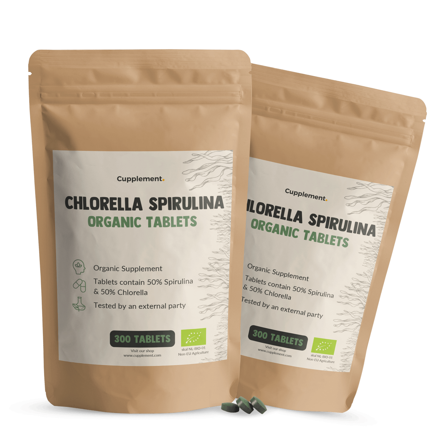 Chlorella Spirulina tabletten goyu supplement superfood