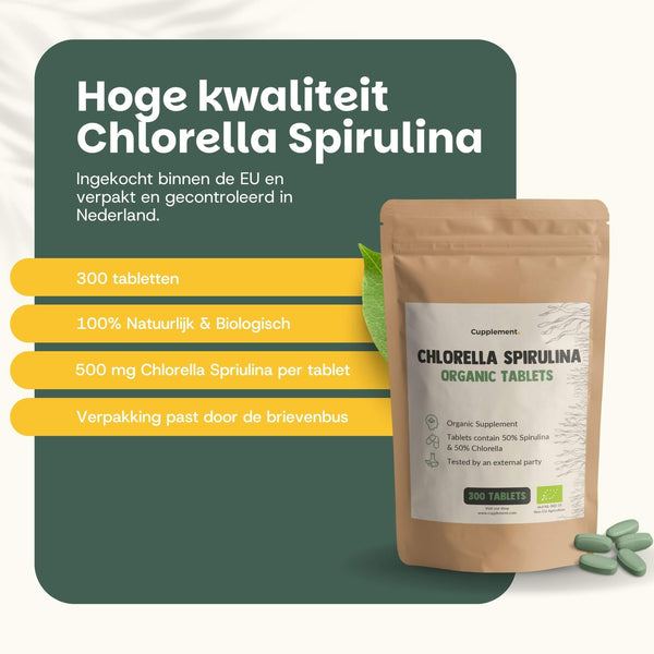 Chlorella Spirulina tabletten goyu supplement superfood
