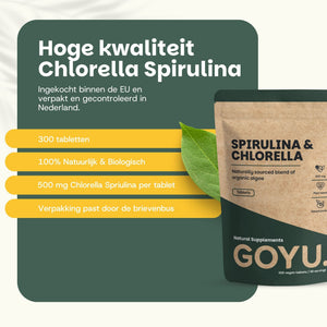 Chlorella Spirulina tabletten goyu supplement superfood