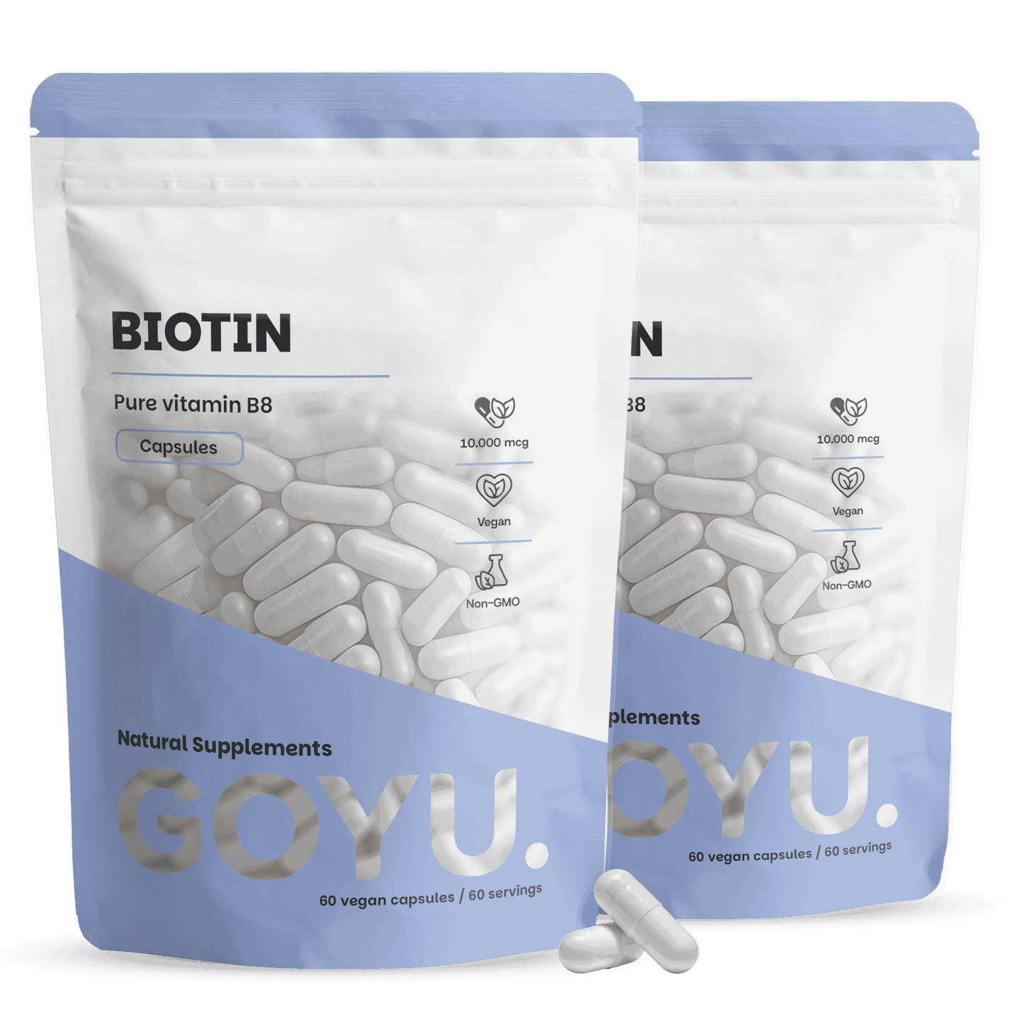 Biotin (Vitamin B8) Capsules 10,000 mcg