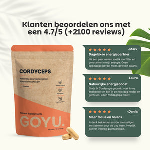 Cordyceps Capsules 500 mg Biologisch
