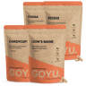 Paddenstoelen Capsules Pakket Organic Chaga Cordyceps Lions Mane Reishi Shiitake