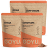 Mushrooms Reishi Chaga Cordyceps Lions Mane Organic Cupplement Superfood supplement