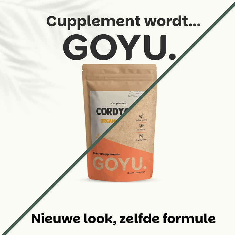 Biologische Cordyceps poeder goyu supplement superfood
