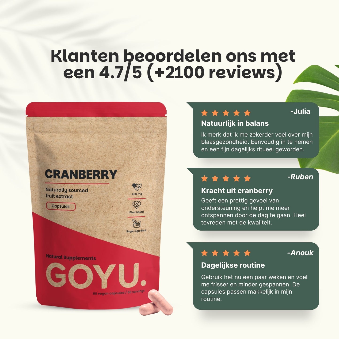 Cranberry Extrakt Kapseln 400 mg