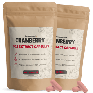 Cranberry extract capsules goyu supplement superfood