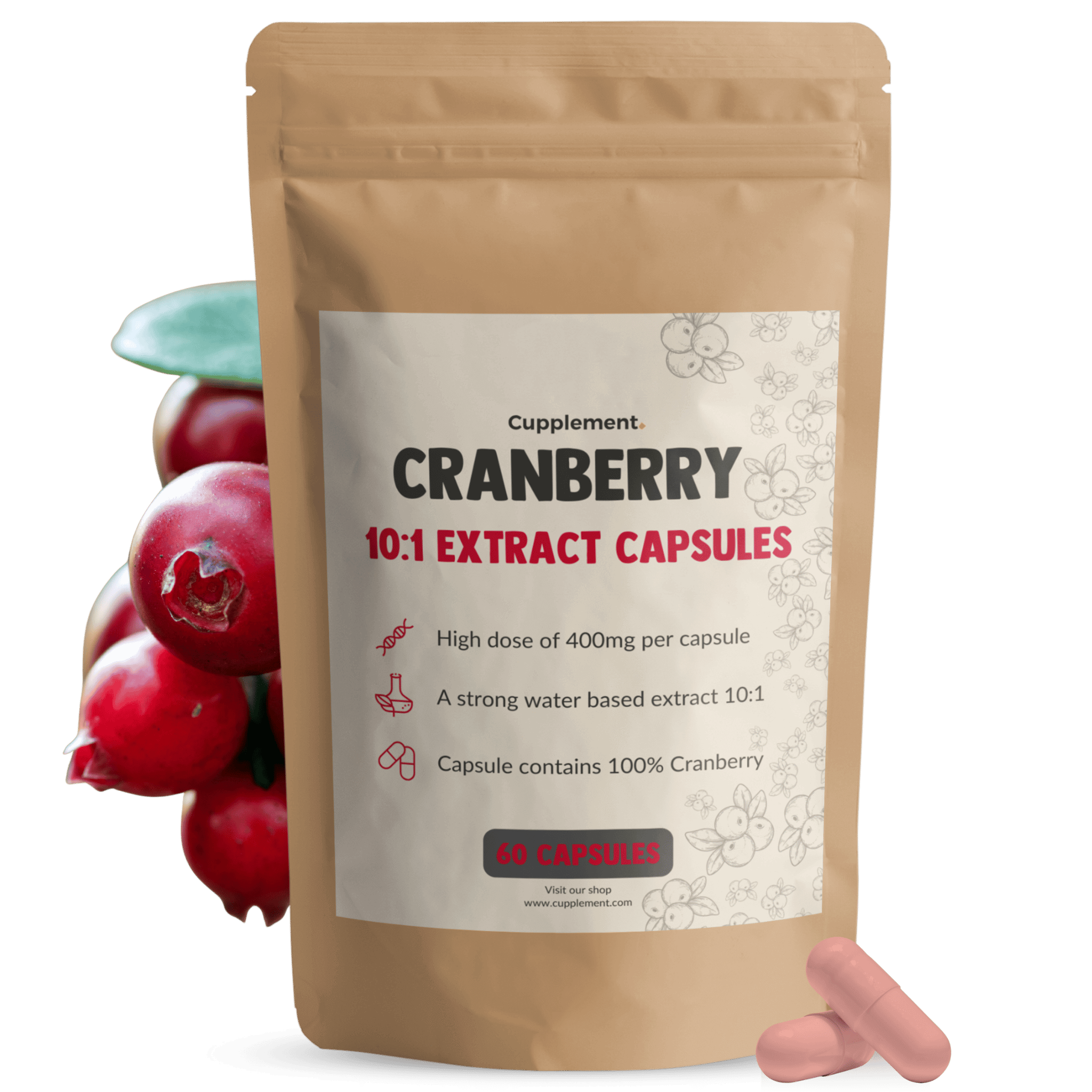Cranberry Extract Capsules 400 mg