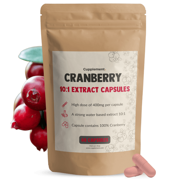 Cranberry extract capsules goyu supplement superfood