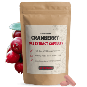 Cranberry extract capsules goyu supplement superfood