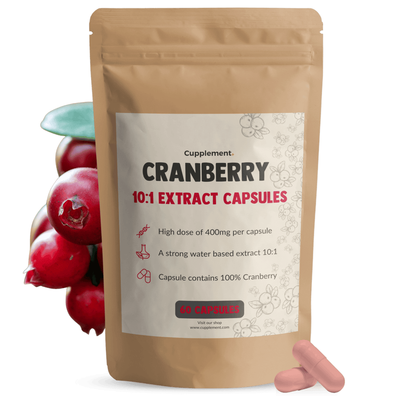 Cranberry extract capsules goyu supplement superfood