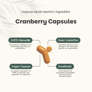 Cranberry extract capsules goyu supplement superfood