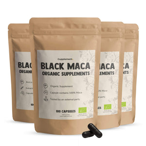 Black Maca Capsules 500mg Organic