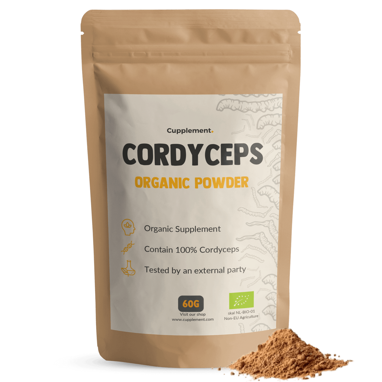 Cordyceps Pulver Bio
