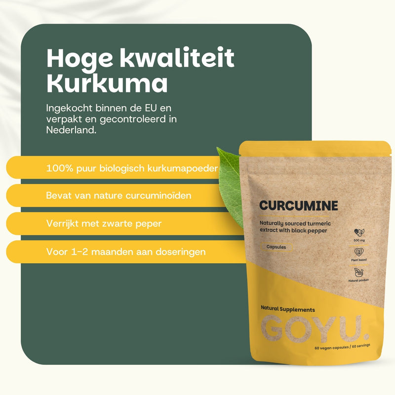 Kurkuma Curcumin extract goyu supplement superfood