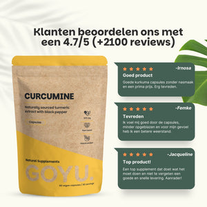 Kurkuma Curcumin extract goyu supplement superfood