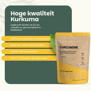 Kurkuma Curcumin extract goyu supplement superfood