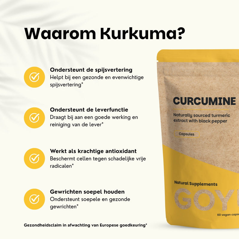 Kurkuma Curcumin extract goyu supplement superfood