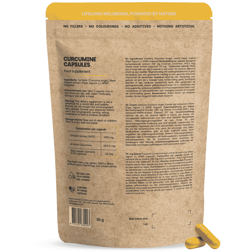 Kurkuma Curcumin extract goyu supplement superfood