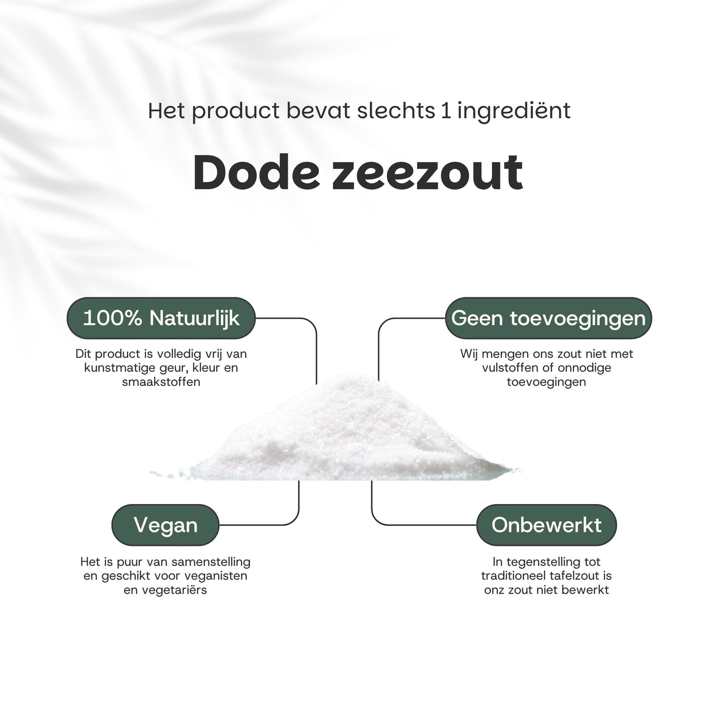 Dode zeezout 1KG goyu superfood supplement