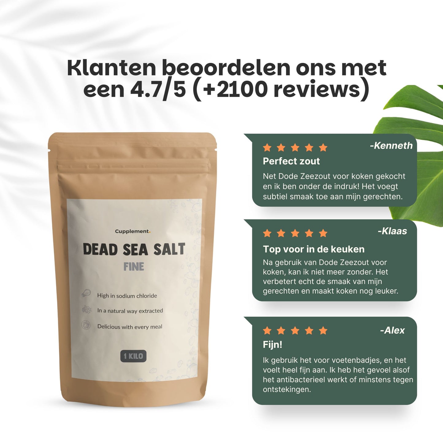 Dode zeezout 1KG goyu superfood supplement