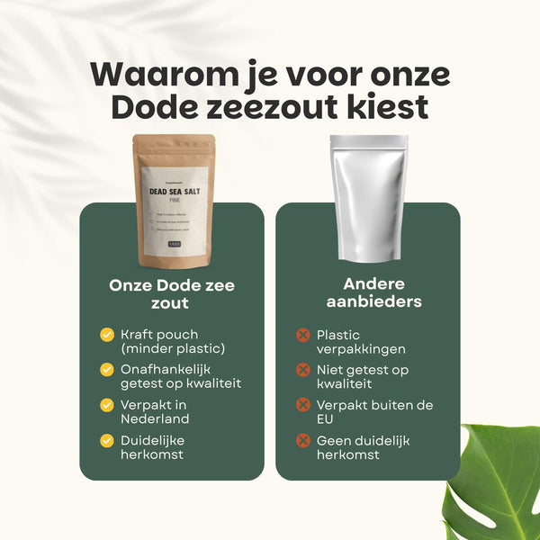 Dode zeezout 1KG goyu superfood supplement