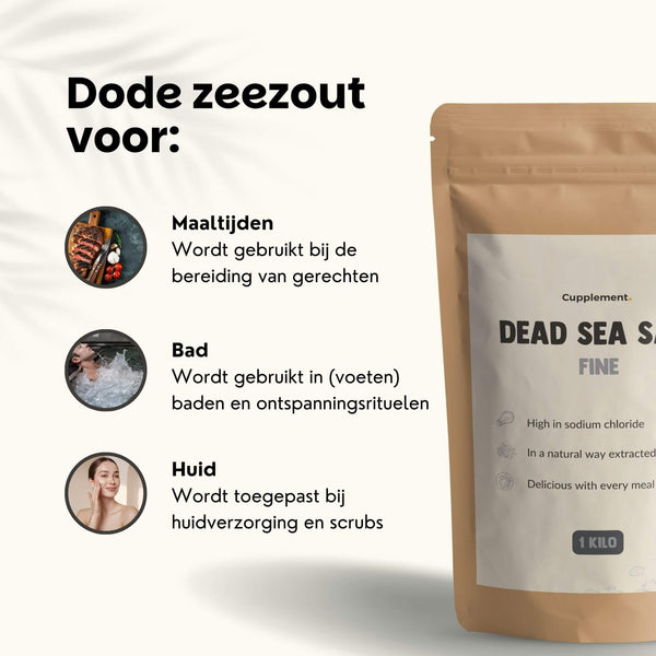 Dode zeezout 1KG goyu superfood supplement
