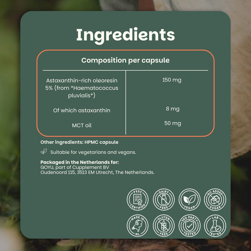 Astaxanthin information