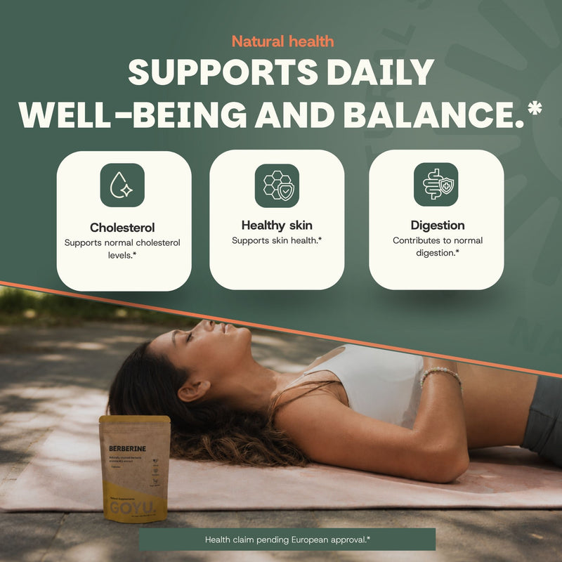 Berberine extract capsules GOYU superfood supplement