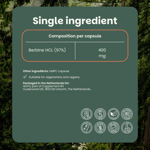 Berberine extract capsules GOYU superfood supplement