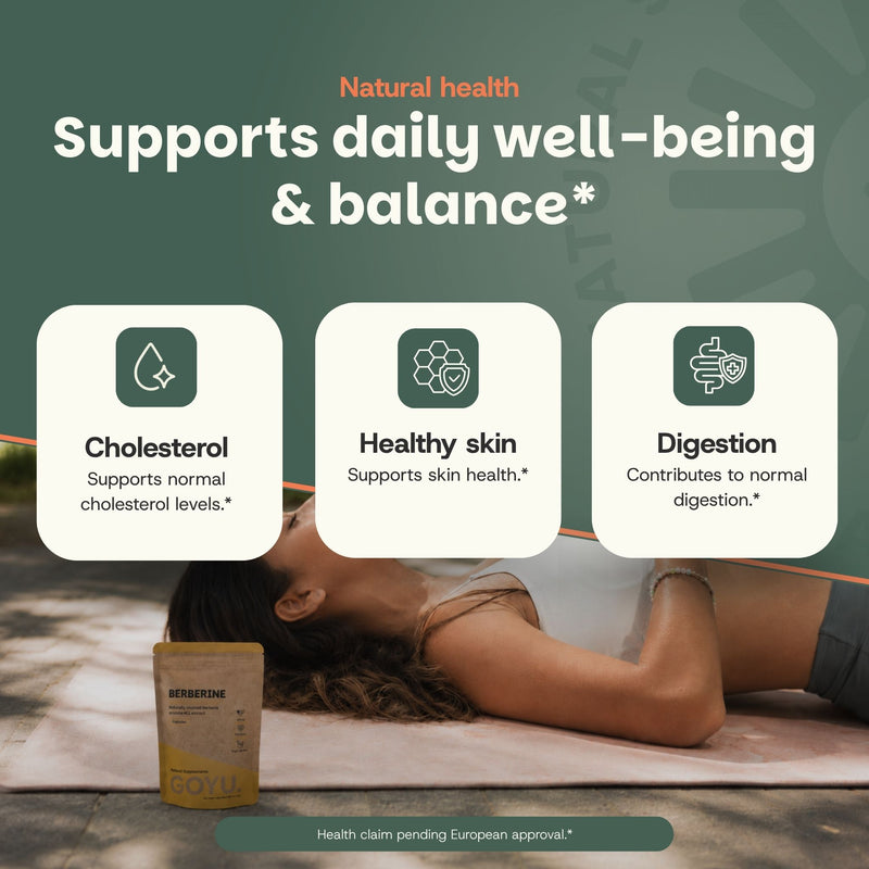 Berberine extract capsules GOYU superfood supplement