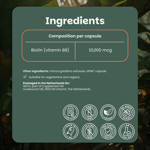 Biotin capsules goyu superfood supplement