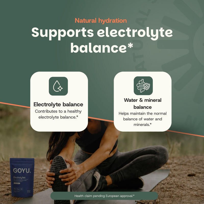 Electrolyte extract capsules goyu superfood supplement