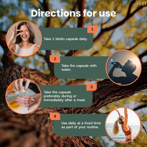 Biotin capsules goyu superfood supplement