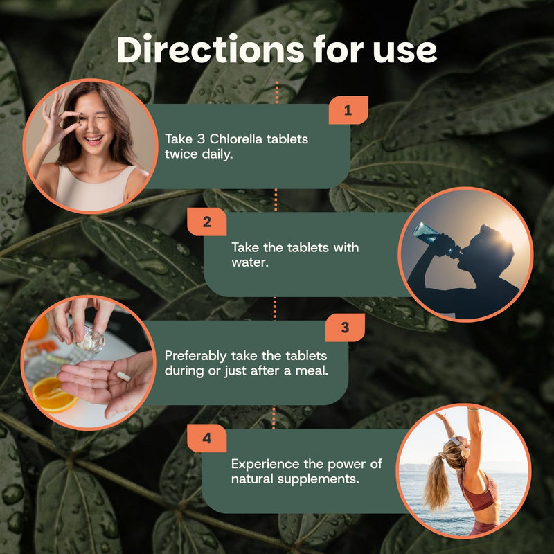 Organic Chlorella tablets goyu superfood supplement