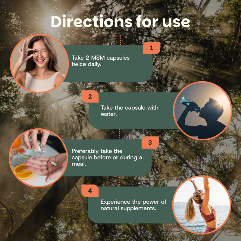 MSM capsules goyu superfood supplement